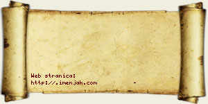 Emilija Vilimonović vizit kartica